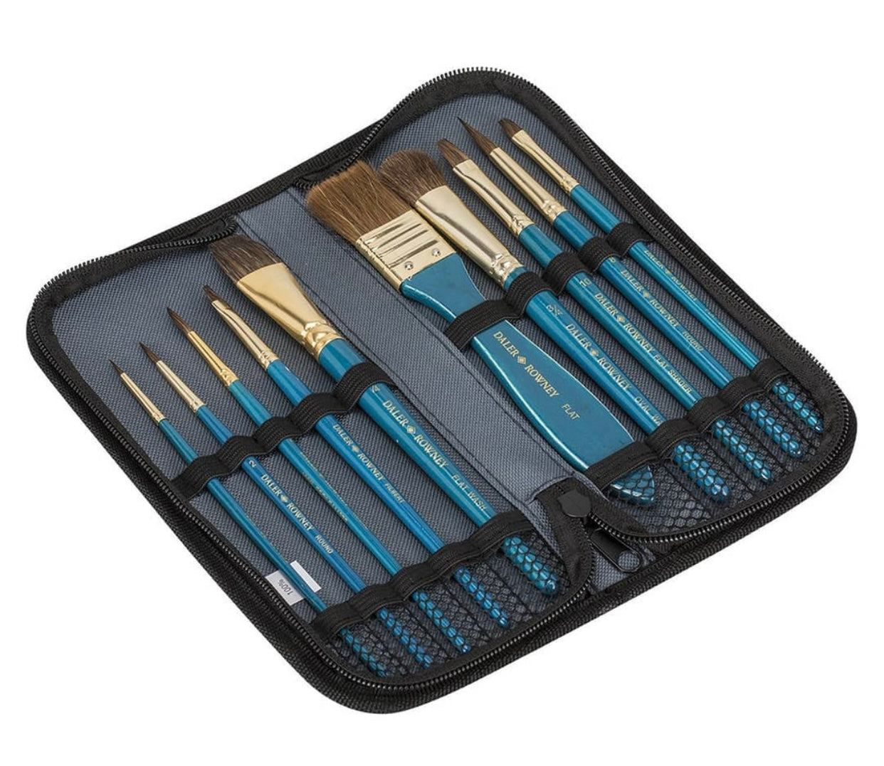 Daler Rowney Simply Natural Hair Brush Set With Zip Case