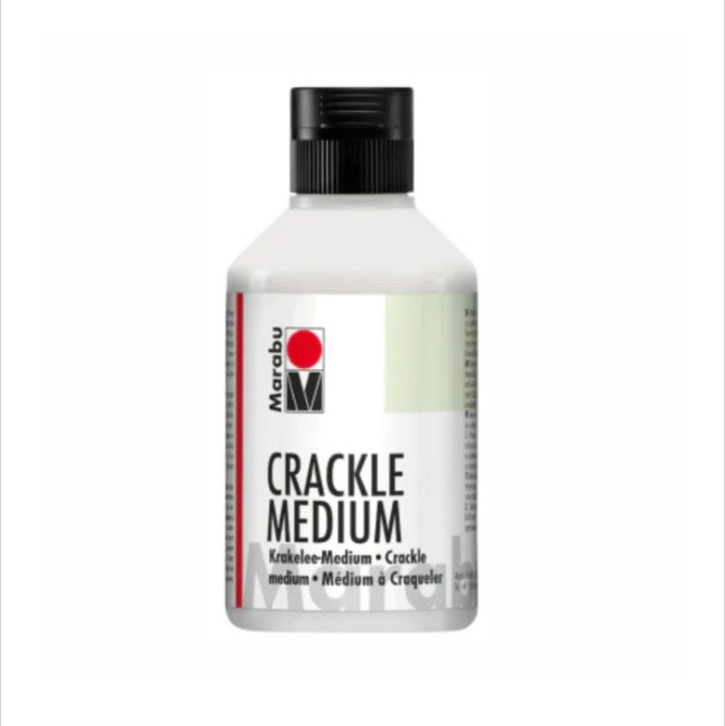 Marabu Crackle Medium 250ml – Create Vintage, Aged & Distressed Effects