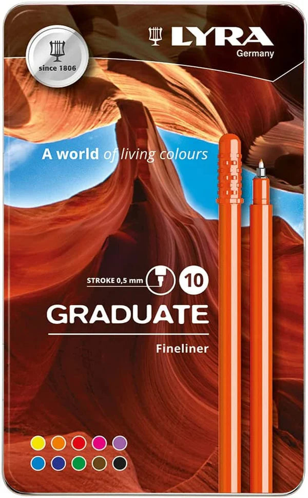 Lyra Graduate Fineliner Markers