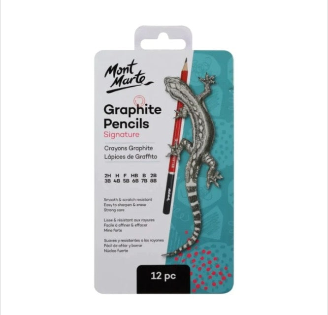 Mont Marte Graphite Pencil – Set of 12
