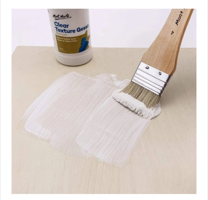 Mont Marte Premium Clear Texture Gesso 250ml