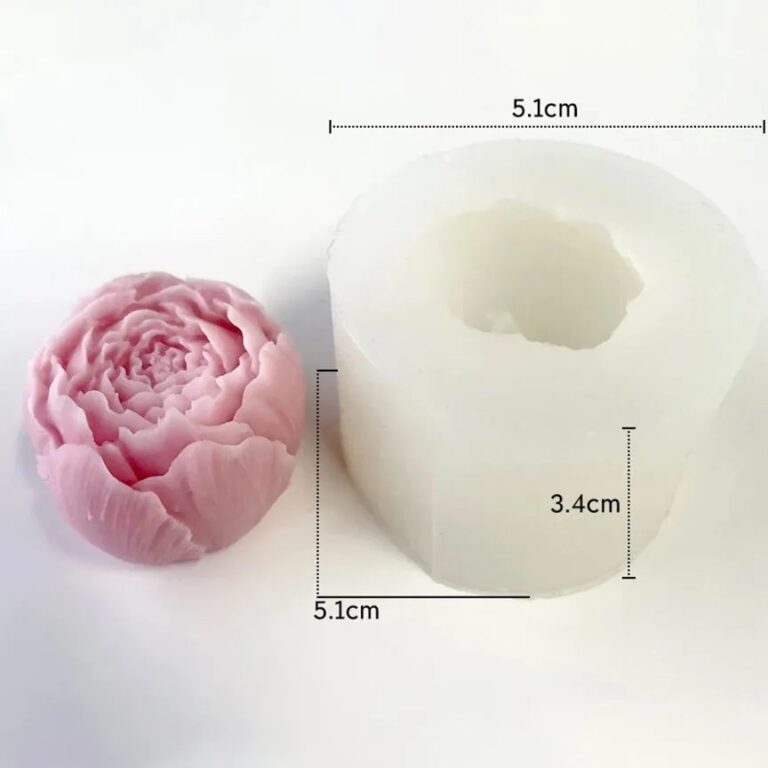 Flower candle mold