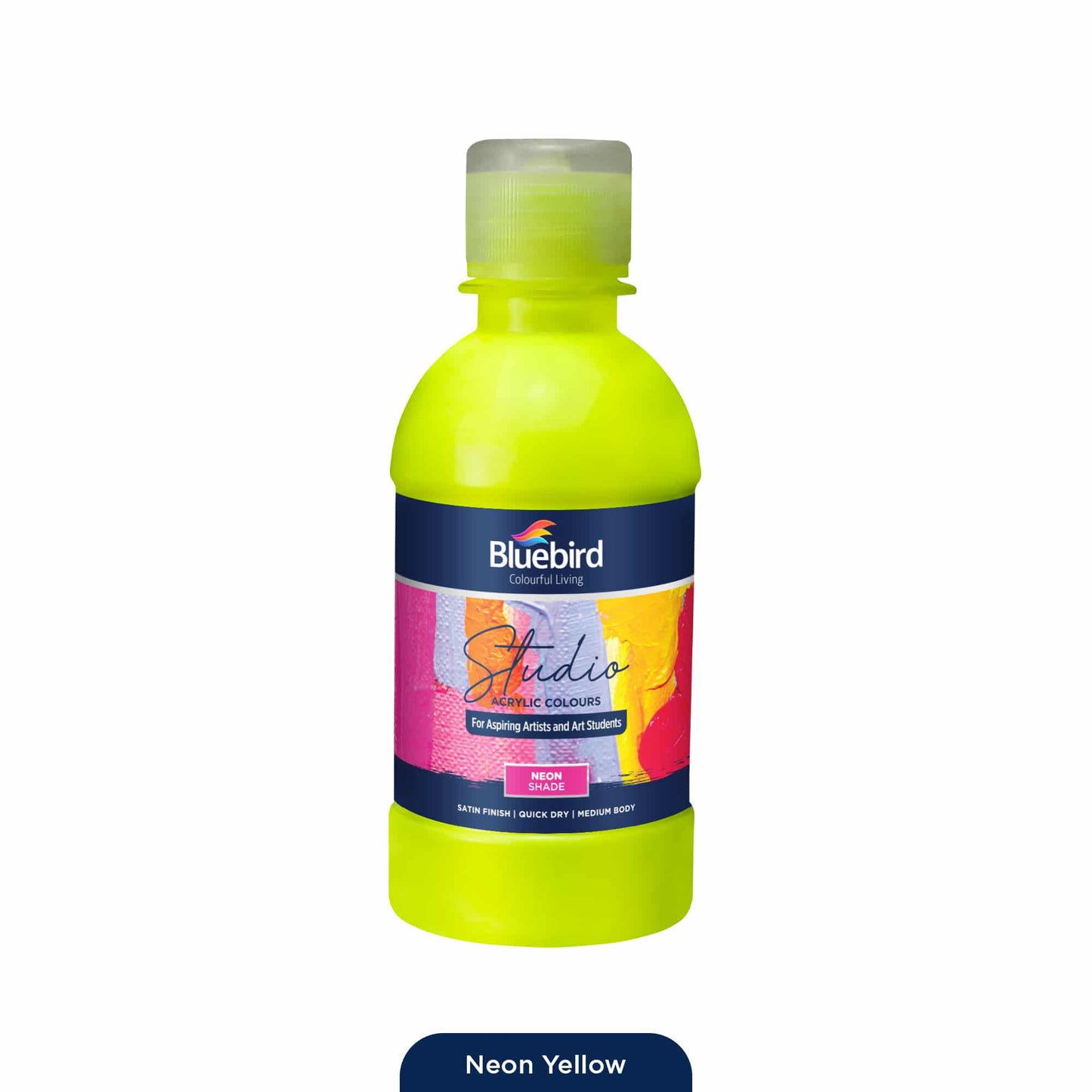 Studio Acrylic Colours – 250 ml – Neon Shades