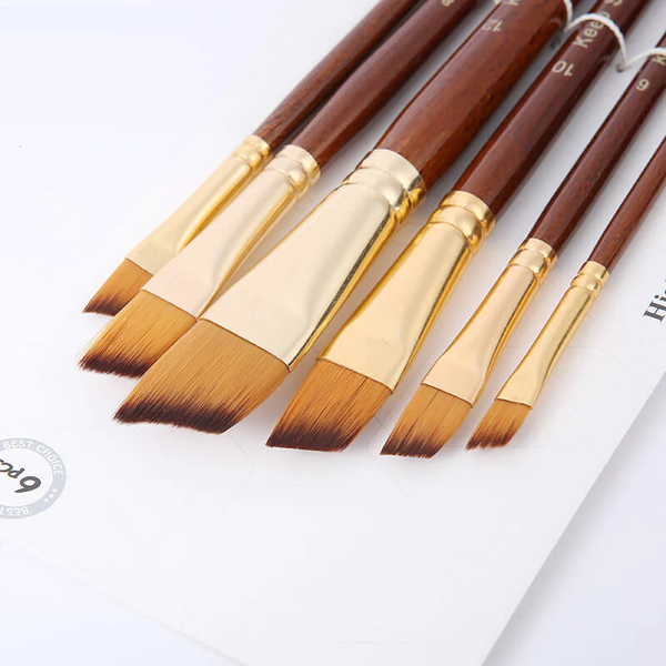 Keep Smiling Artist Brush Set 6Pcs A6118