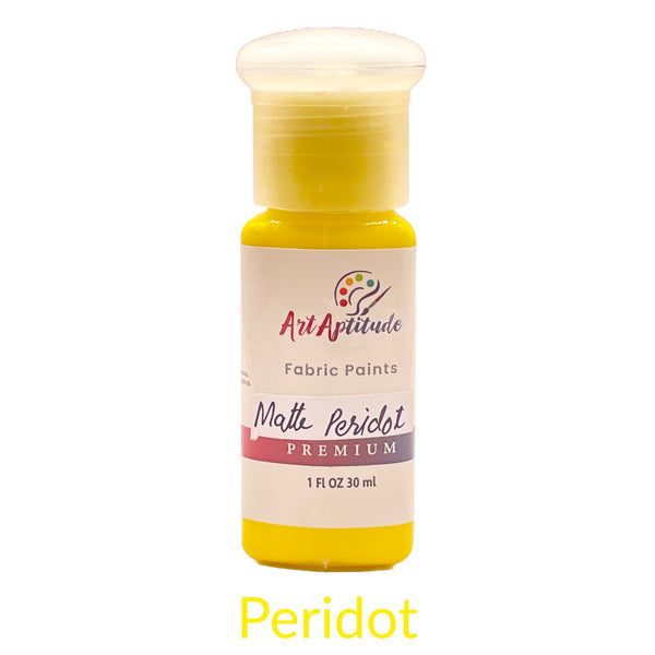 Art Aptitude matte fabric paints 30ml bottle available in different fabric colours