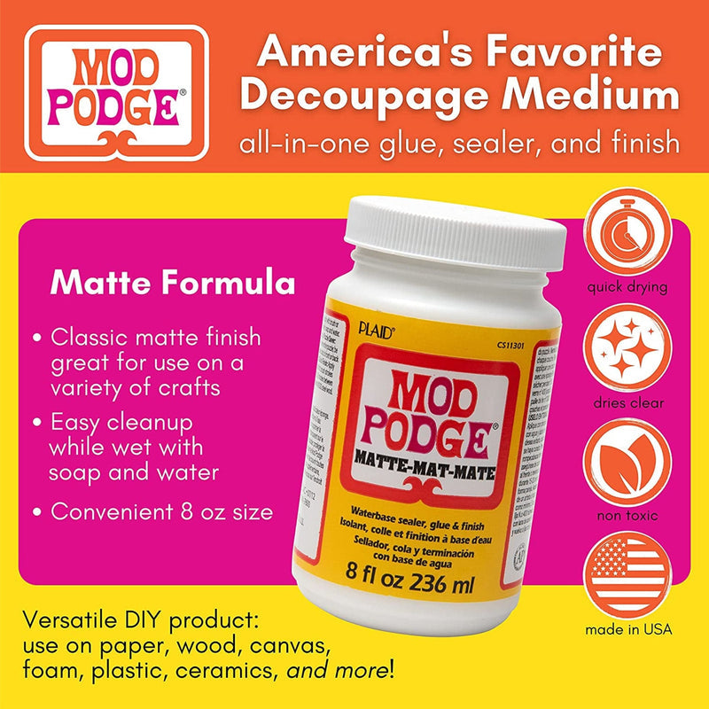 Mod Podge All Purpose Matt Art Glue 236ml