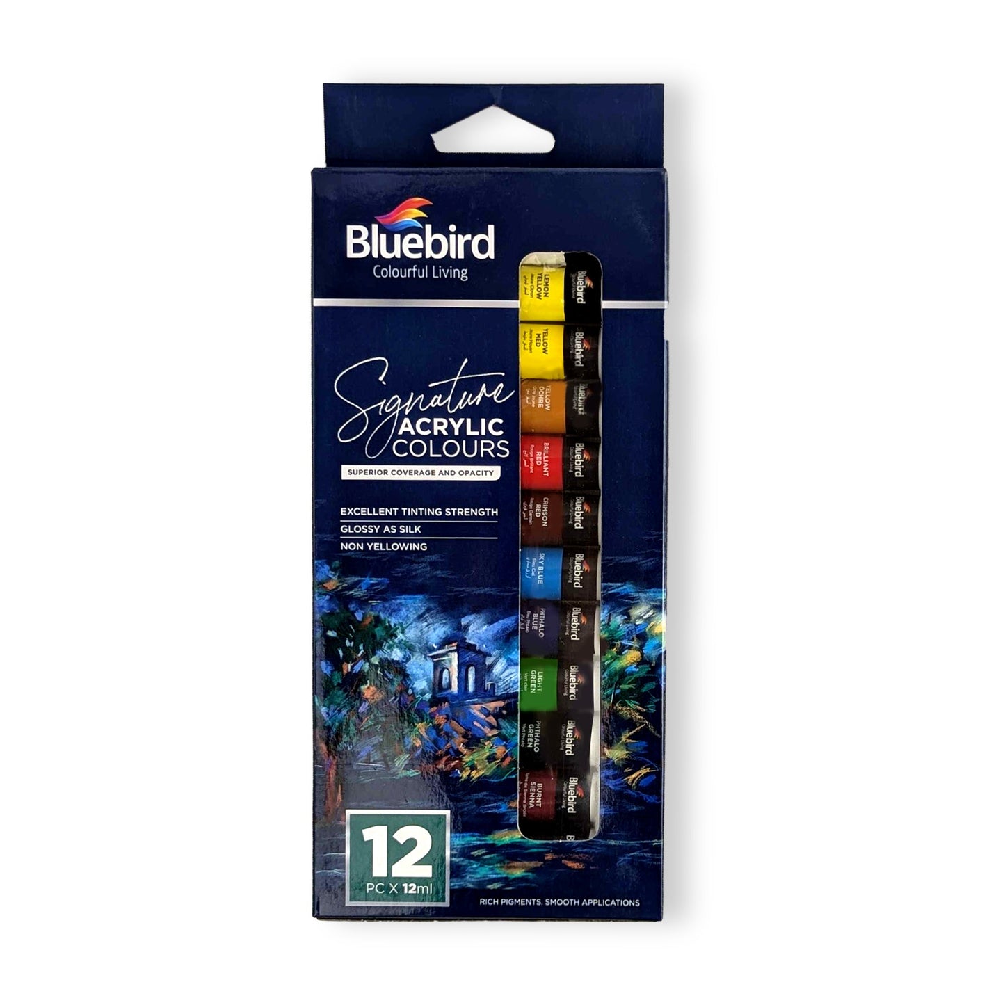 Signature Acrylic - Set of 12 x 12ml tubes