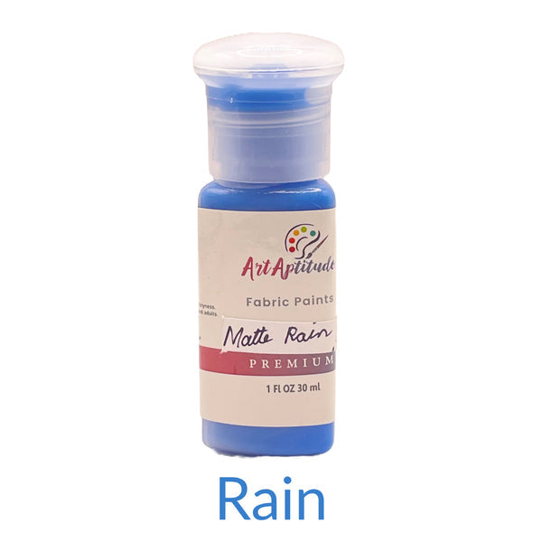 Art Aptitude matte fabric paints 30ml bottle available in different fabric colours