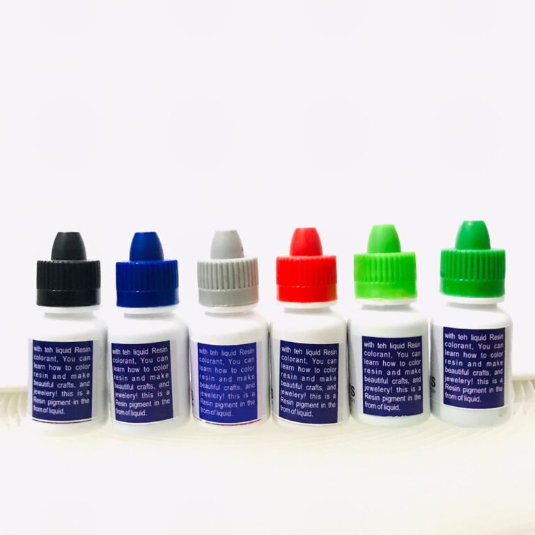 Resin Tints For Epoxy Art 6 pc