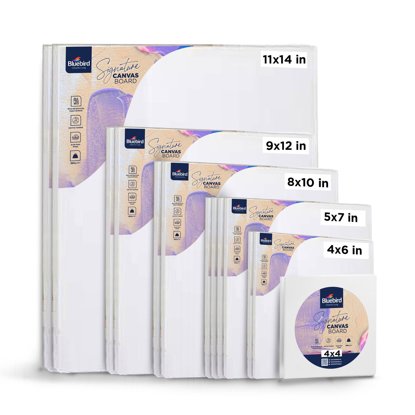 Signature Stretched Canvas (Pack of 14)