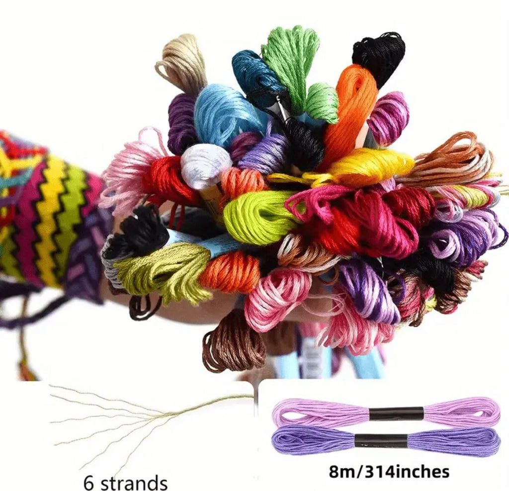 Mix Colors Embroidery Thread 150 Skeins