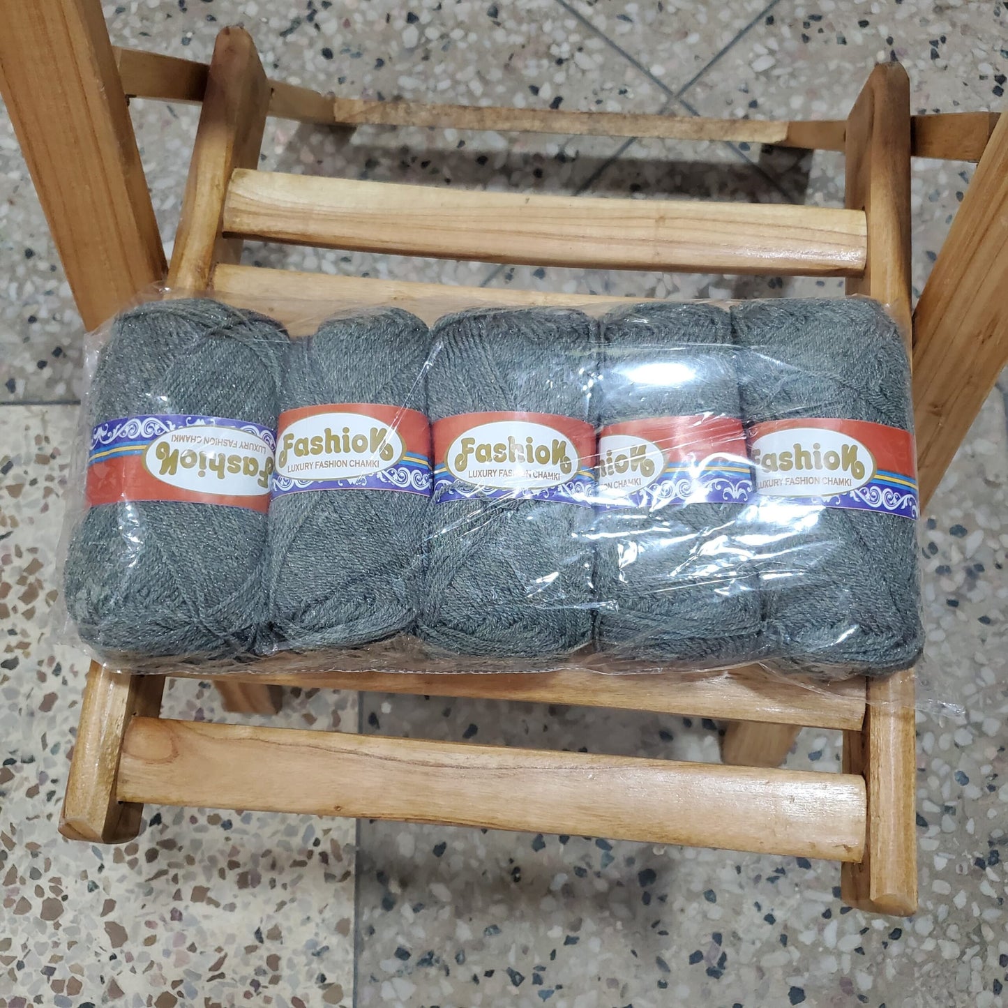 Fashion/parlay chamki yarn 5x balls