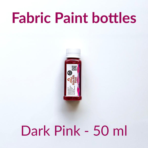 Fabric Paint bottles. 50 ml each bottle. Available in different colours