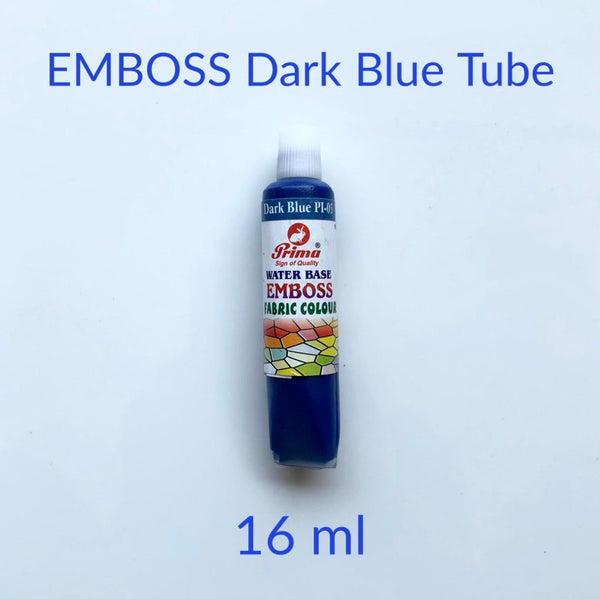 Emboss fabric colours. 3D emboss fabric paint for clothes.16 ml each tube