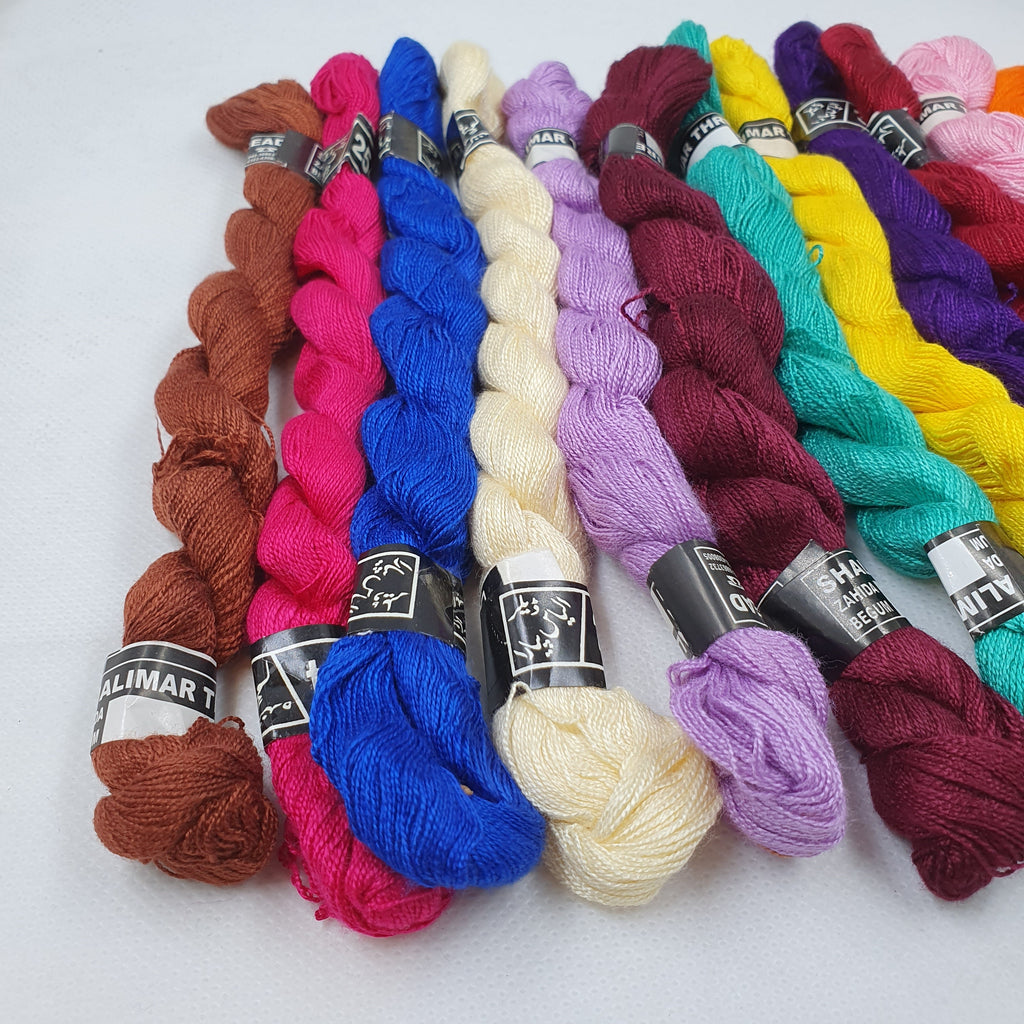 Staple Embroidery Thread - Pack of 12. 24