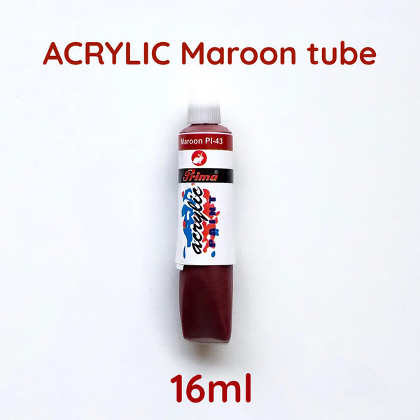 Acrylic Fabric Paint prima 16ml acrylic tube available in different colours for fabric painting