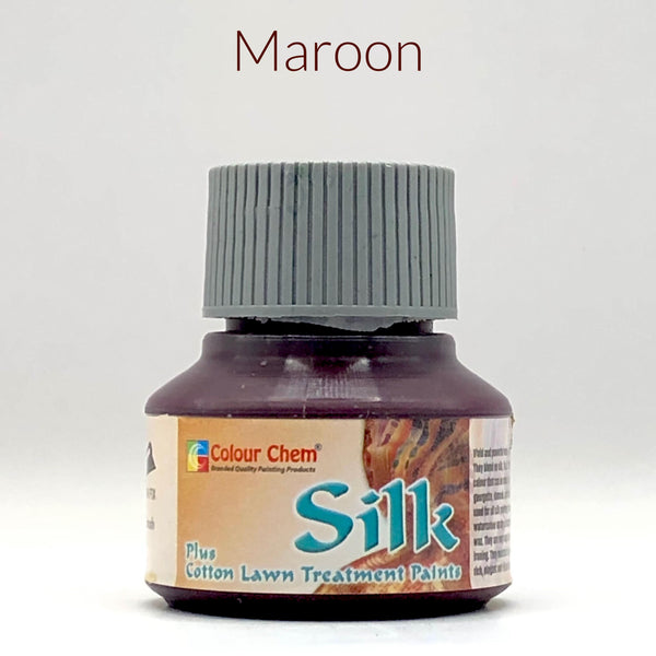 Colour Chem fabric paints for silk organza 30 ml available in different fabric colours