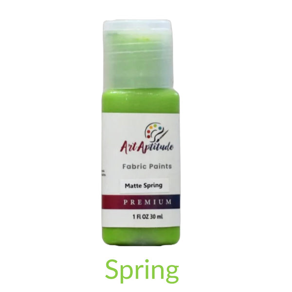 Art Aptitude matte fabric paints 30ml bottle available in different fabric colours