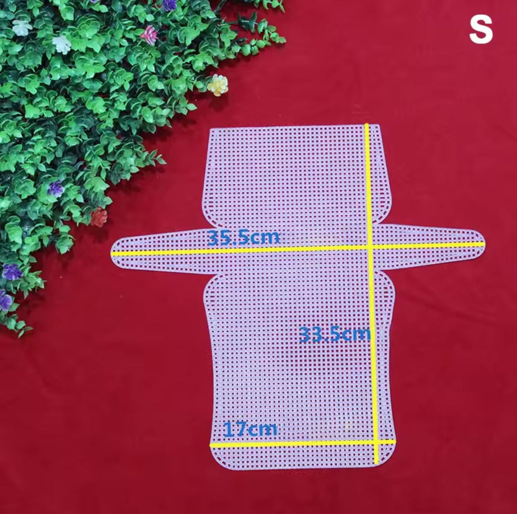 Bag Clutch Mesh Canvas S/M/L