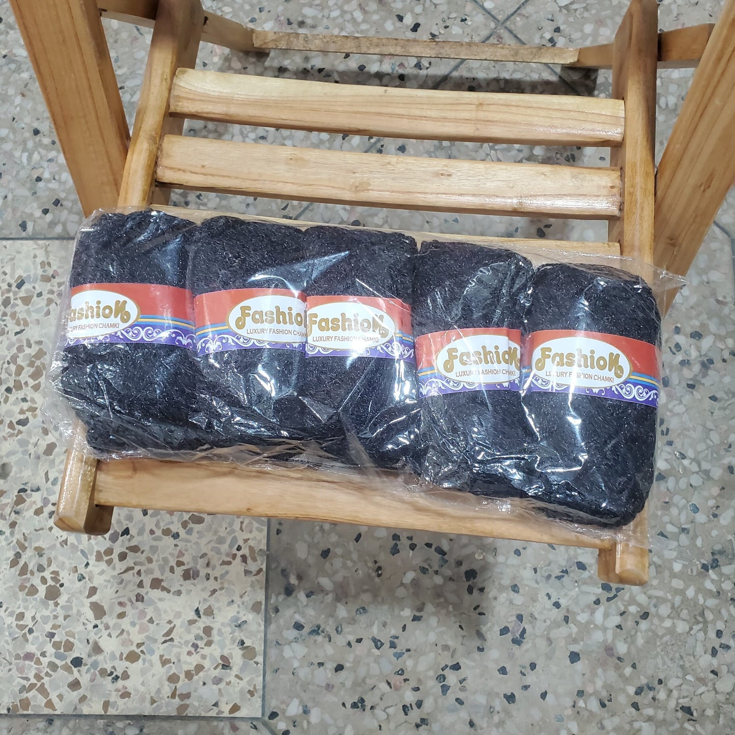 Fashion/parlay chamki yarn 5x balls