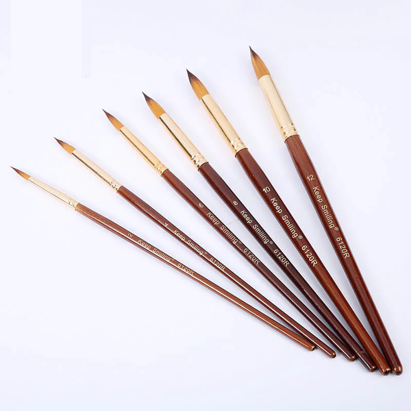 Keep Smiling Artist Brush Set 6Pcs