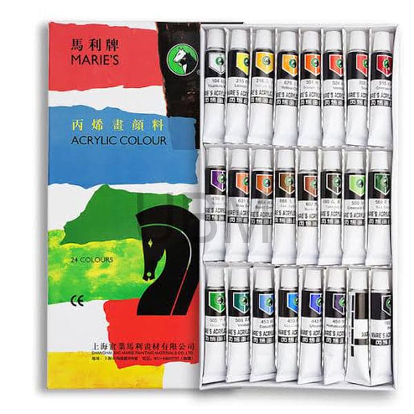 Maries Acrylic Paint Pack Of 24