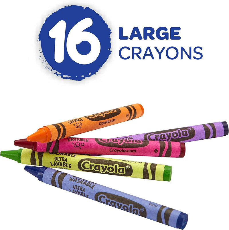Crayola Ultra-Clean Washable Crayons Pack of 16