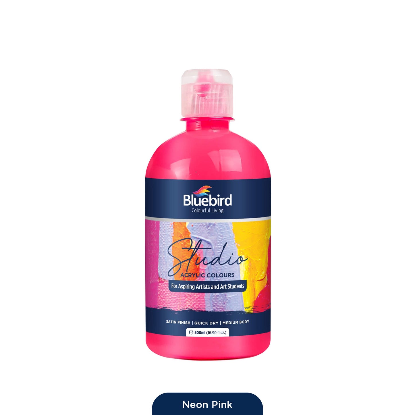 Studio Acrylic Colours - 500 ml - Neon