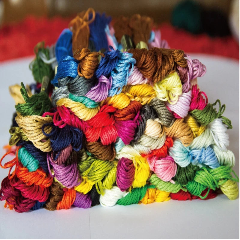 Mix Colors Embroidery Thread 447 Skeins