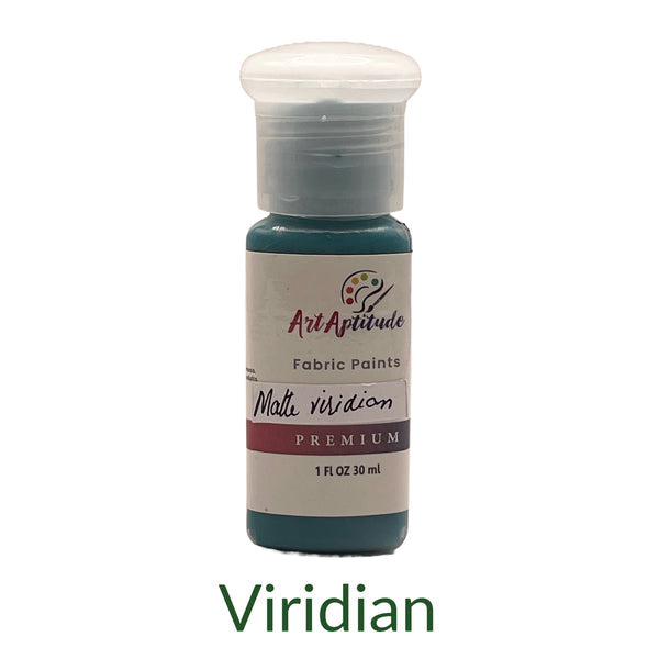 Art Aptitude matte fabric paints 30ml bottle available in different fabric colours
