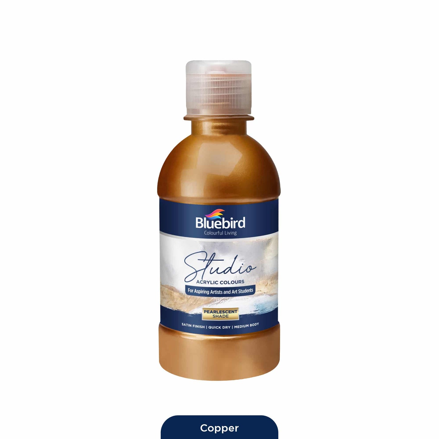 Studio Acrylic Colours – 250 ml – Pearlescent Shades