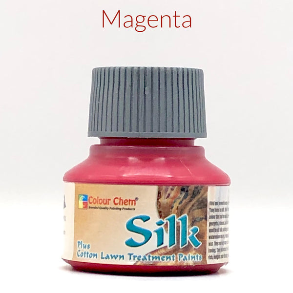 Colour Chem fabric paints for silk organza 30 ml available in different fabric colours