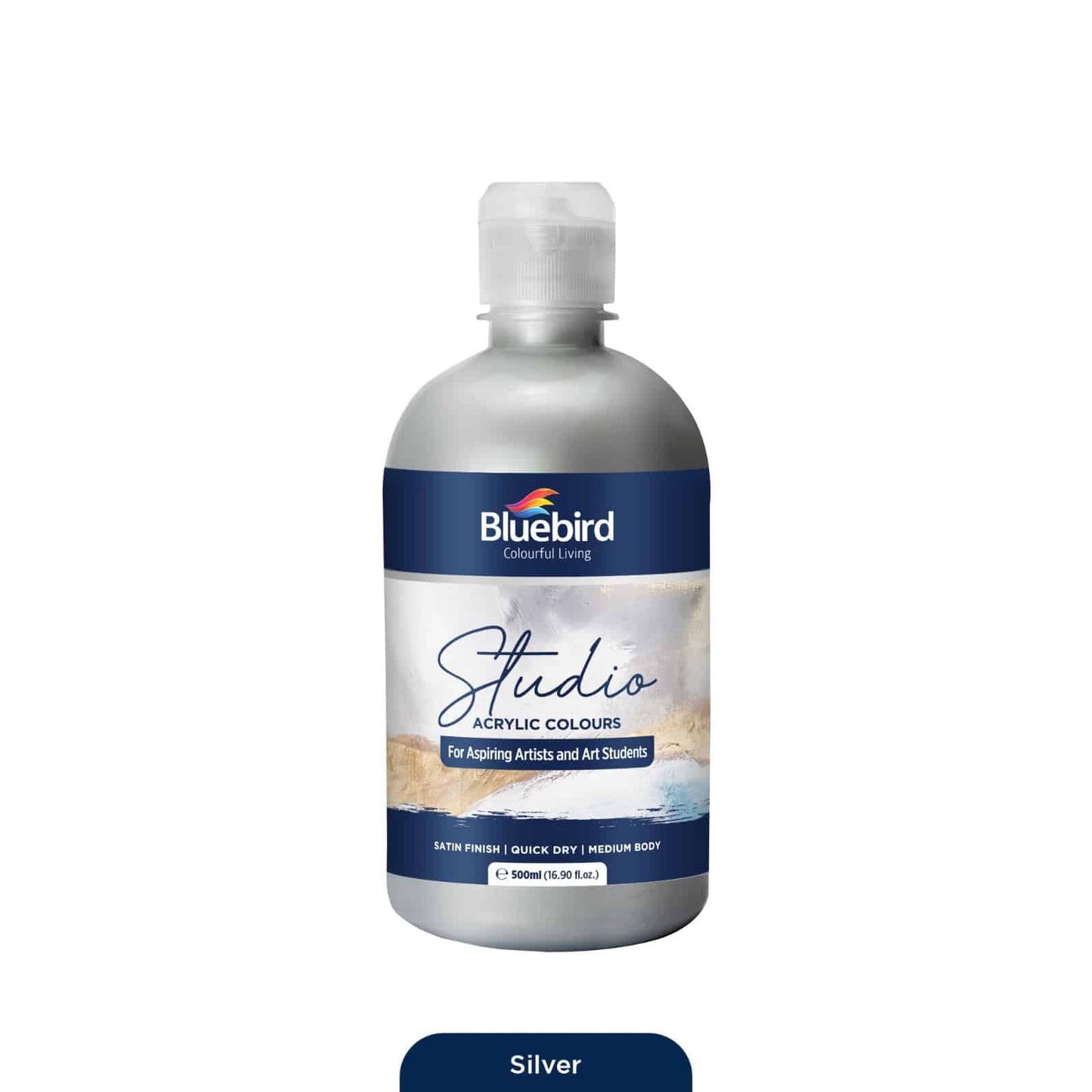 Studio Acrylic Colours - 500 ml - Pearlescent Shades