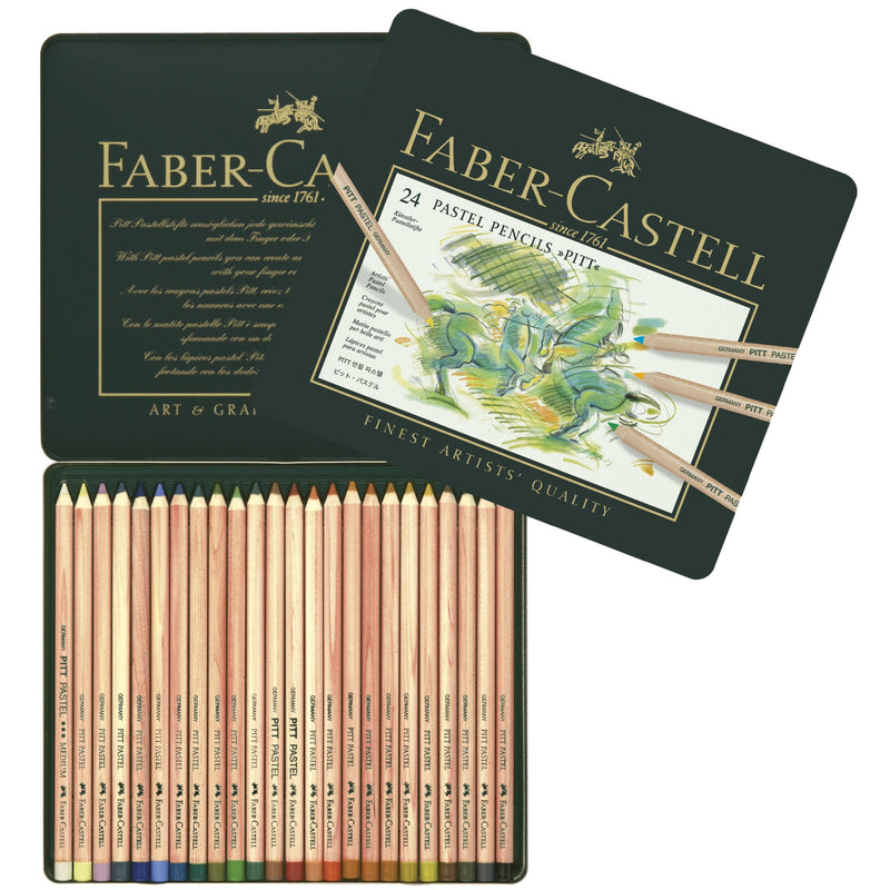 Faber Castell Pitt Pastel Pencil Tin Set