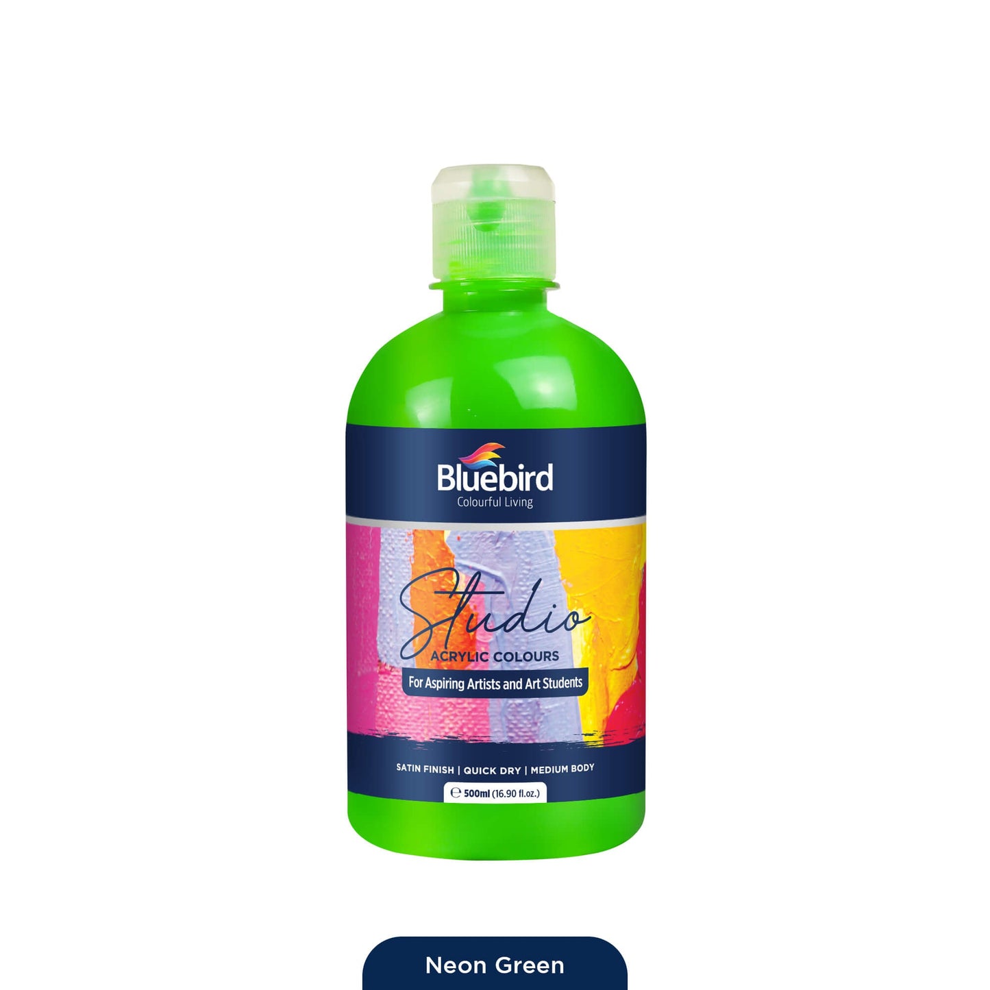 Studio Acrylic Colours - 500 ml - Neon