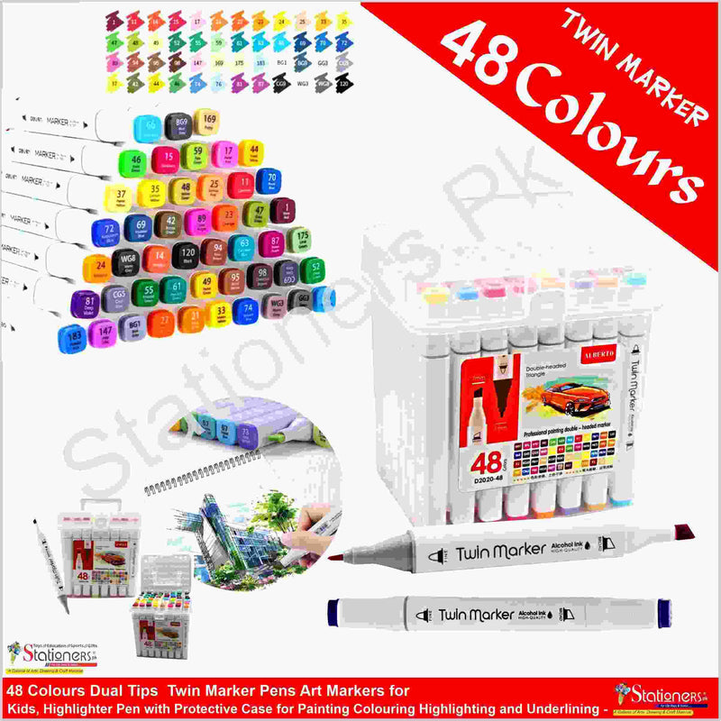 Alberto Twin Marker Chisel 7mm, Round 1 mm