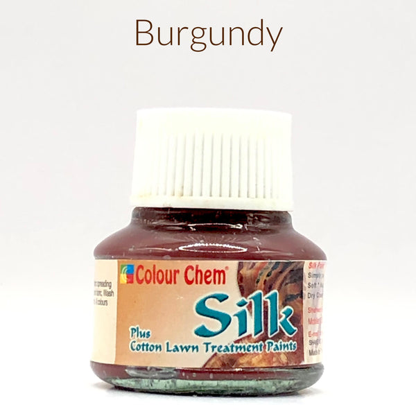 Colour Chem fabric paints for silk organza 30 ml available in different fabric colours