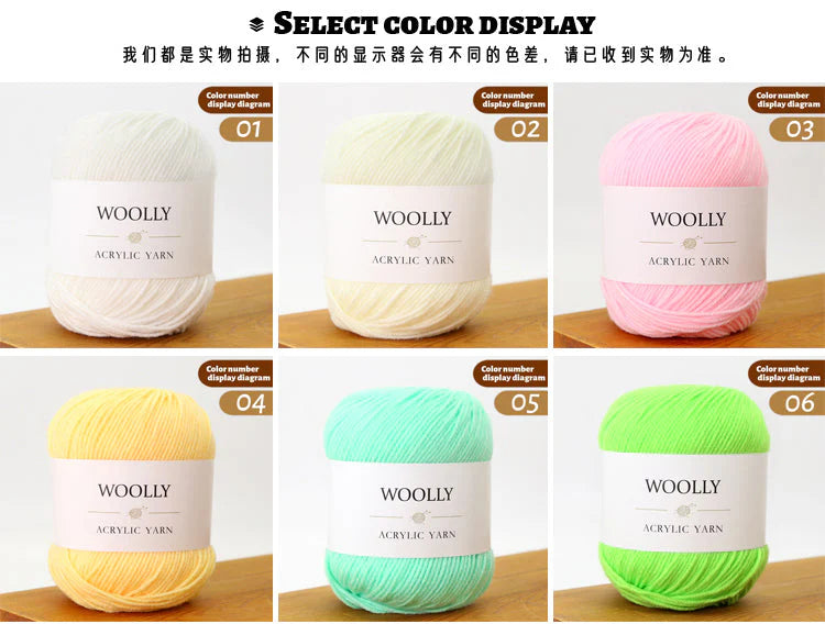 Woolly Acrylic Yarn