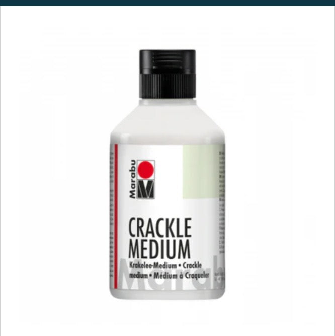 Marabu Crackle Medium 250ml – Create Vintage, Aged & Distressed Effects