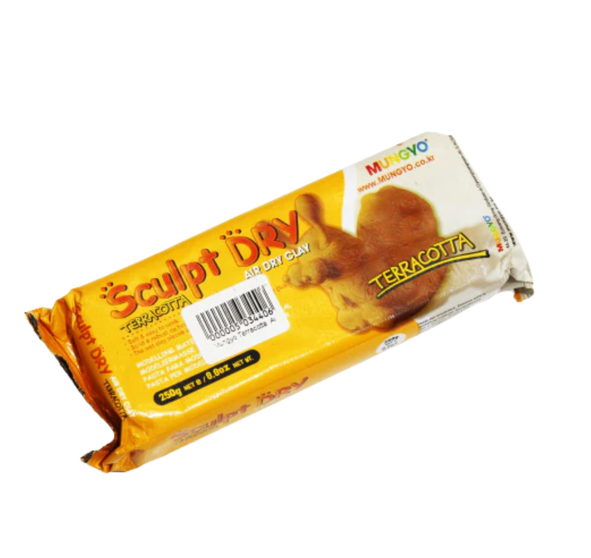 Mungyo Sculpt Air Dry Clay 250gm Terracotta