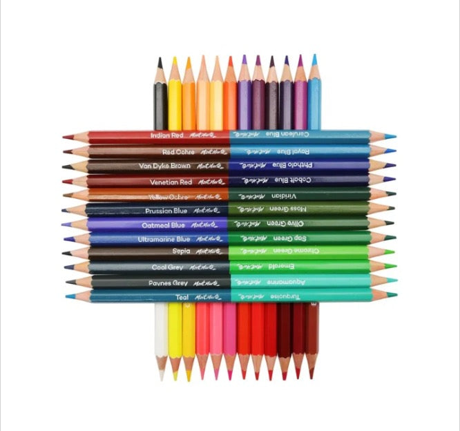 Mont Marte Duo Color Pencils Signature [24pc]