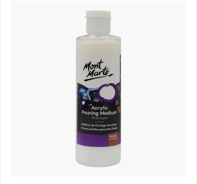 Mont Marte Premium Acrylic Pouring Medium 240ml