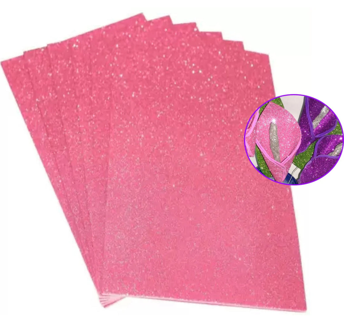 Foaming Glitter Sheets A4 Size [Pack of 10]