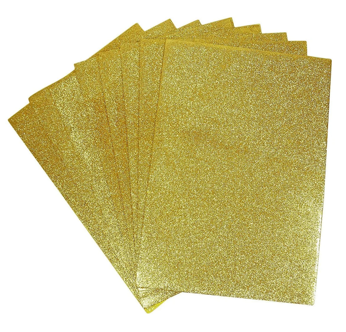 Foaming Glitter Sheets A4 Size [Pack of 10]