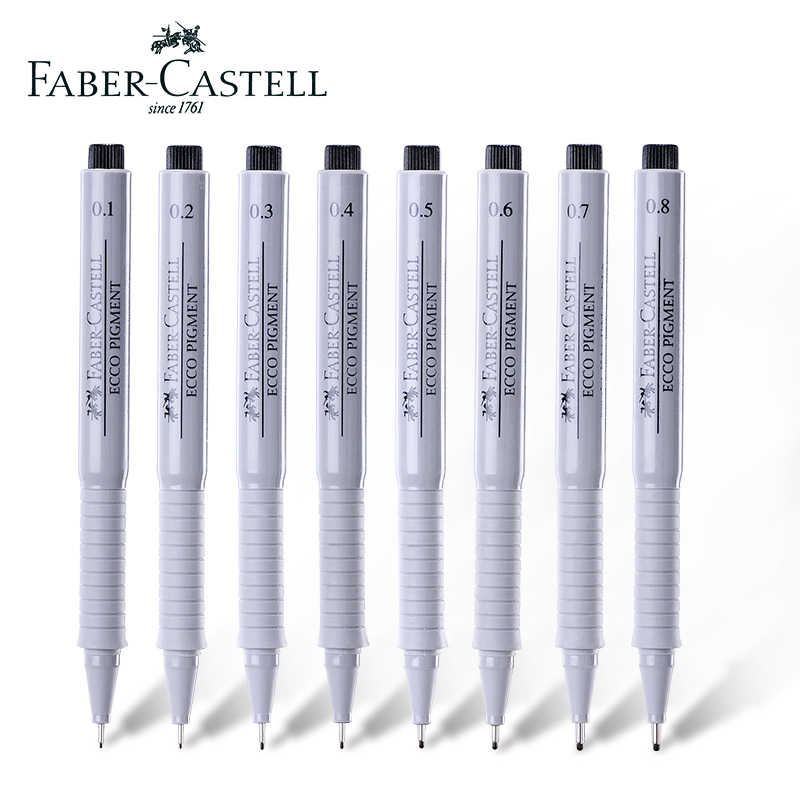 Faber Castell Ecco Pigment Fineliner Pen Black