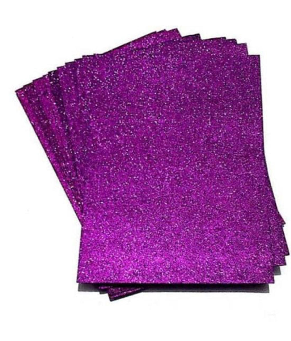 Foaming Glitter Sheets A4 Size [Pack of 10]