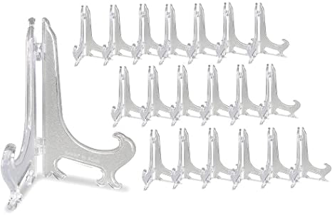 Clear Acrylic Mini Adjustable Folding Display Easel (Sizes available)