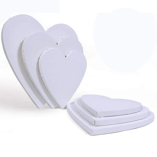 Heart Shape Artist Canvas Board