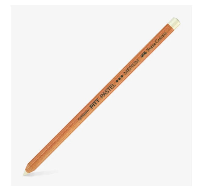 Faber Castell Pitt Pastel Pencil White Medium [1pc]