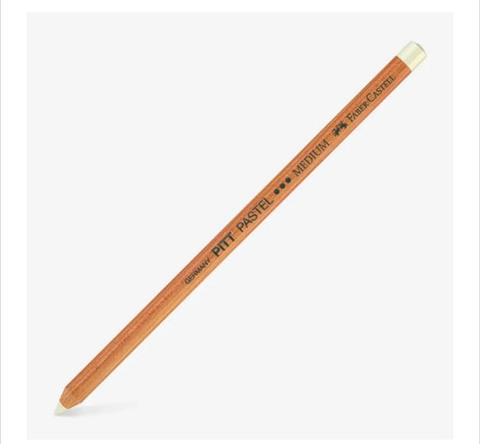 Faber Castell Pitt Pastel Pencil White Medium [1pc]